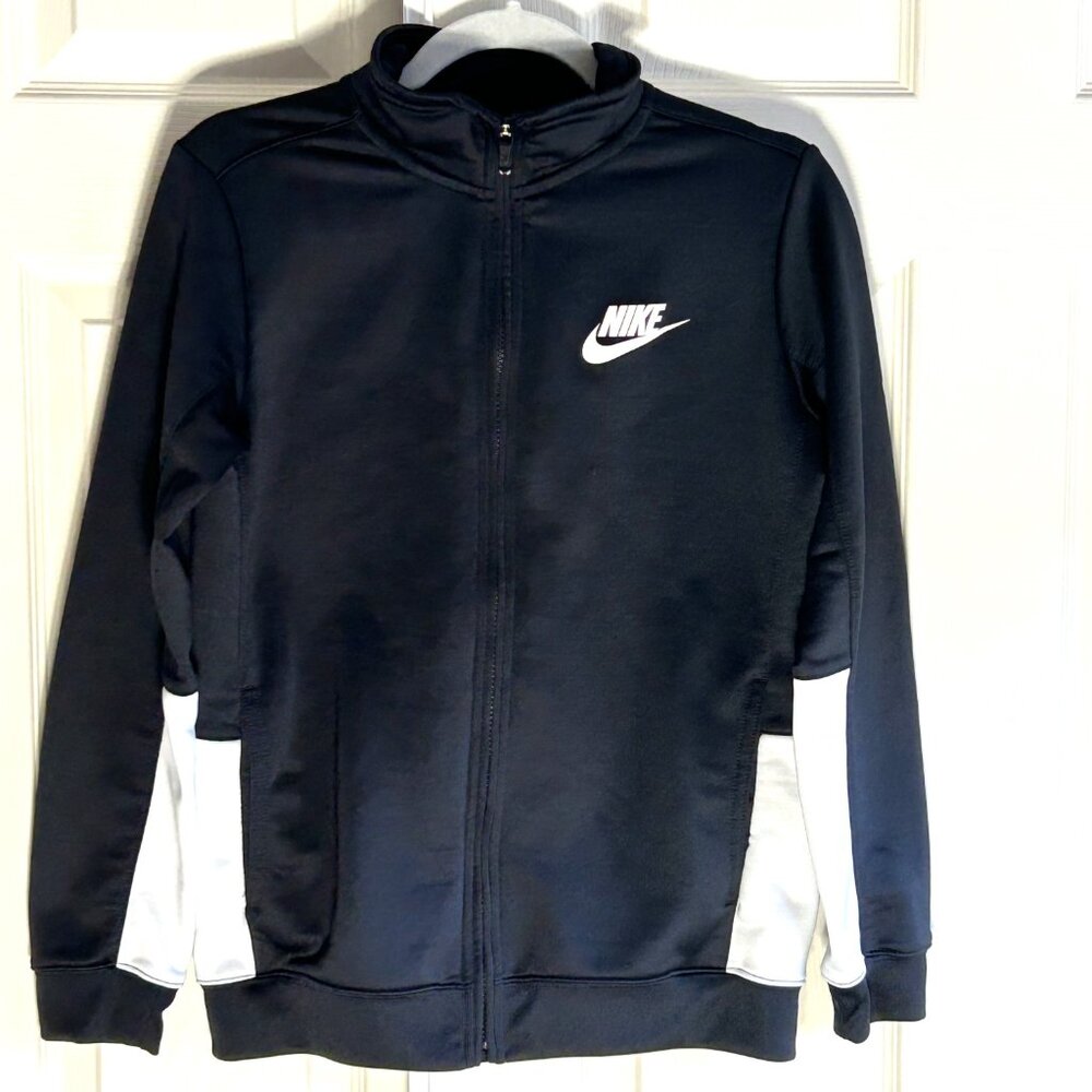 Nike Zip up Jacket, Women’s Size XL in Black and White